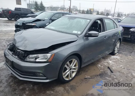 2015 Volkswagen Jetta 2.0L Tdi Sel from USA, damaged, VIN 3VWLA7AJXFM276490